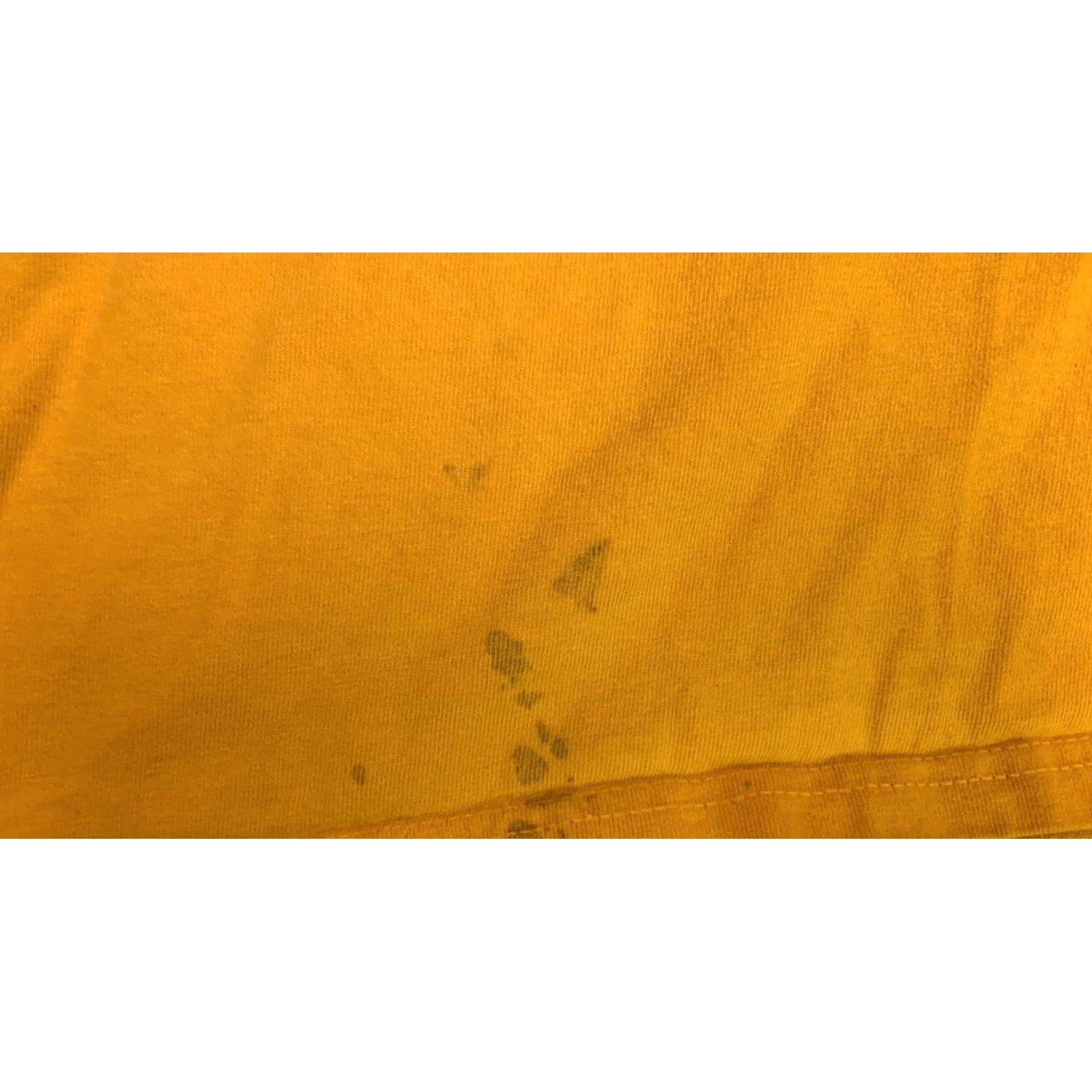 Hanes VINTAGE 90s Monkey Skate Trucks Hanes Animal Print T Shirt Yellow Adult Large Mens Size US L / EU 52-54 / 3 - 7 Thumbnail