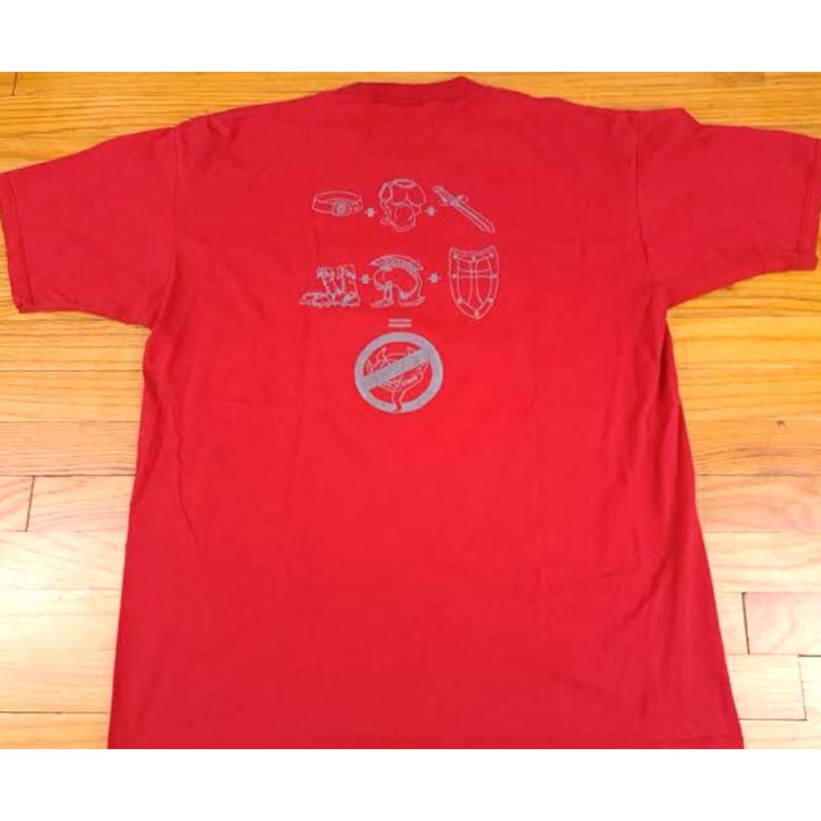 Jerzees VINTAGE Jerzees USA Red T-Shirt XL Crew Neck Short Sleeve Men Cotton Size US XL / EU 56 / 4 - 5 Thumbnail