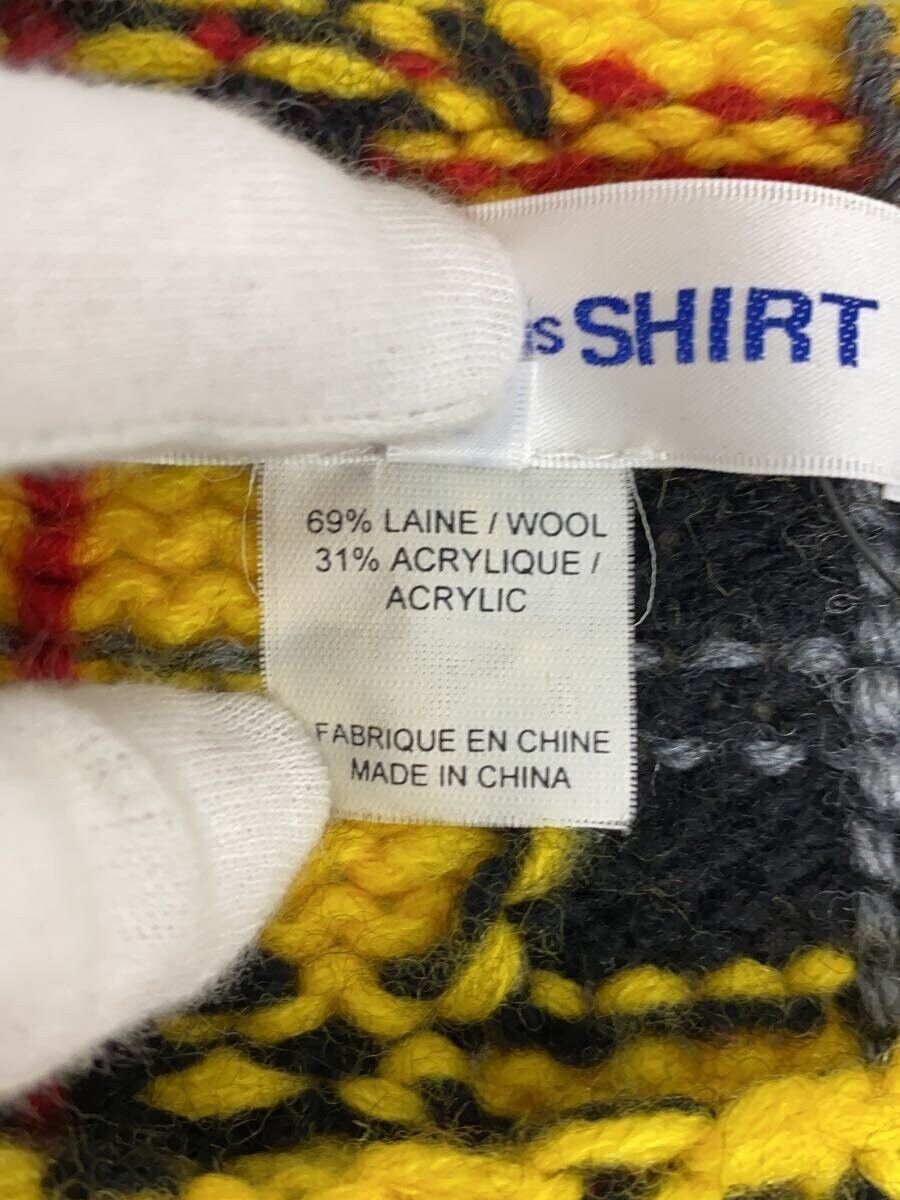 Comme des Garcons × Comme des Garcons SHIRT Plaid Pattern Wool Knit Sweater Size US M / EU 48-50 / 2 - 5 Thumbnail