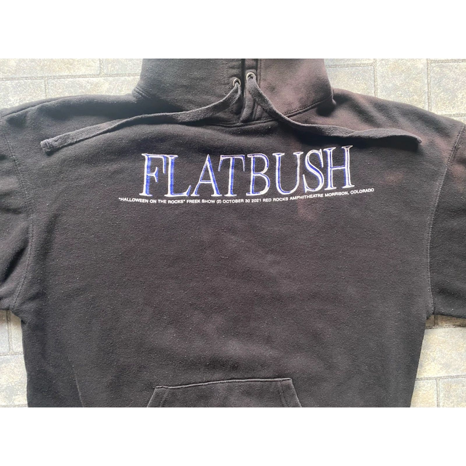 Vintage Flatbush Zombies Hoodie Mens Medium Black Halloween Freek Show 2021 On The Rocks Flatbush Zombies Size US M / EU 48-50 / 2 - 6 Thumbnail