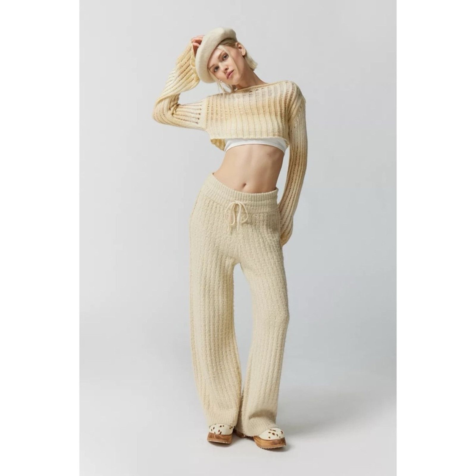 Urban Outfitters Urban Outfitters Ladder-Knit Shrug Sweater M Size M / US 6-8 / IT 42-44 - 13 Thumbnail