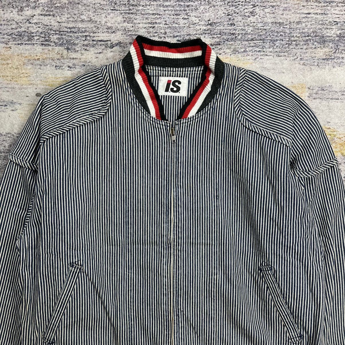 Issey Miyake Vintage Issey miyake AW 84-85 stripe hickory bomber jacket Size US M / EU 48-50 / 2 - 3 Thumbnail