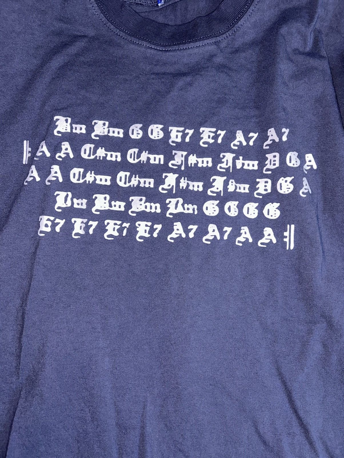 image of Script in Navy, Men's (Size Large)