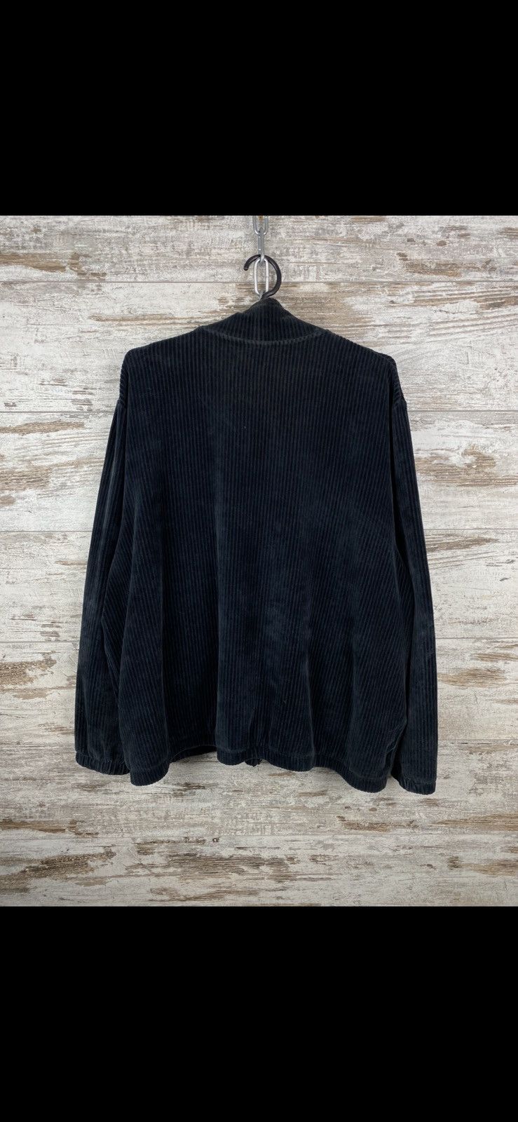 Vintage Mens Vintage Nike Velvet Corduroy Zip Up Sweatshirt Size US XL / EU 56 / 4 - 9 Thumbnail