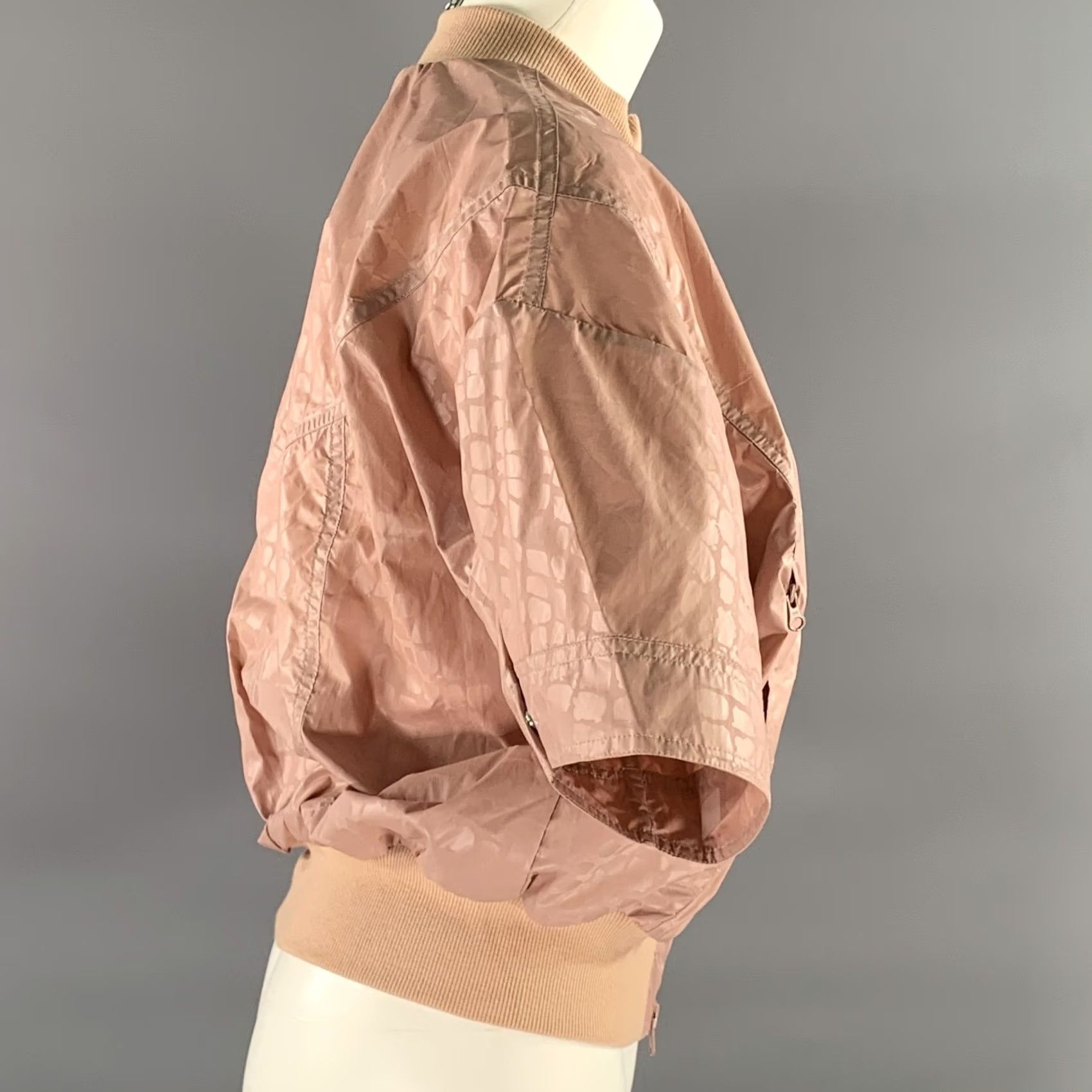 Stella McCartney STELLA McCARTNEY Size S Pink Polyester Giraffe Jacket Size S / US 4 / IT 40 - 3 Thumbnail