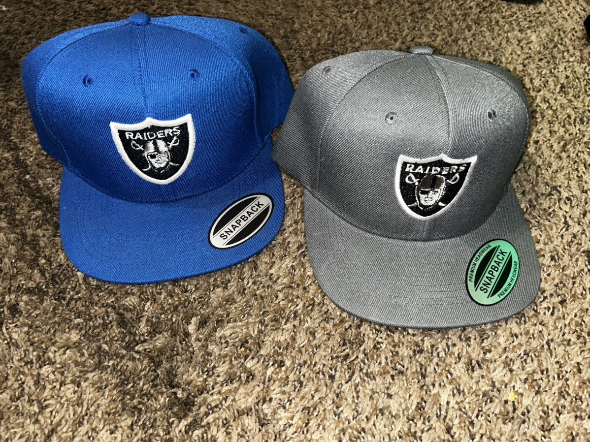 NFL Oakland Raiders Premium Snapback Hats - Brand New Size ONE SIZE - 1 Thumbnail