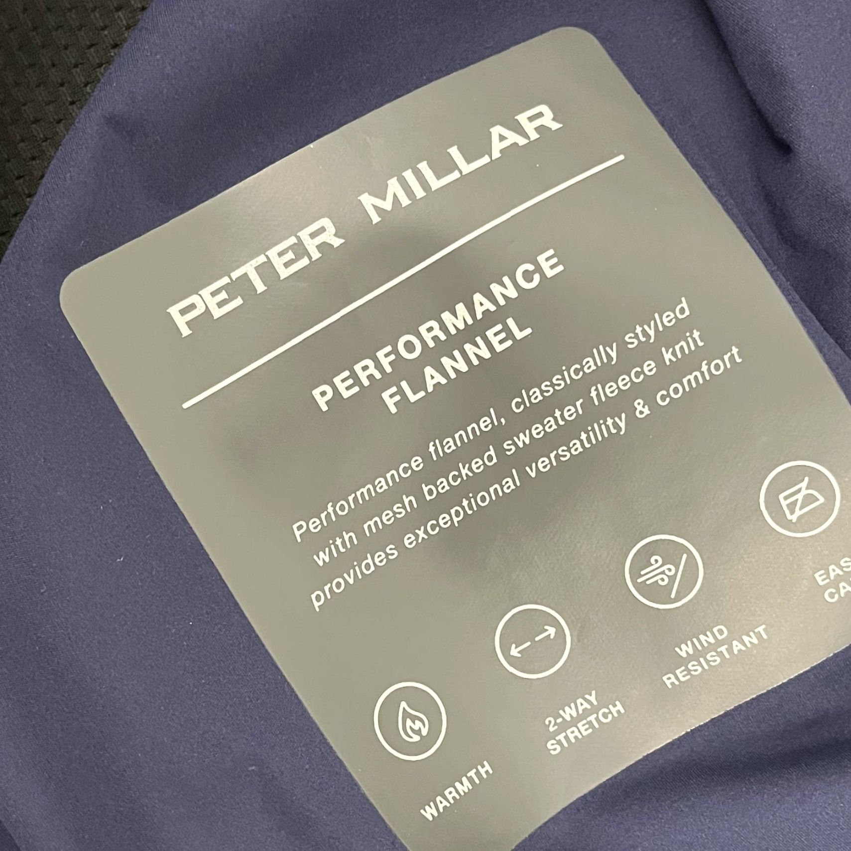 Peter Millar Peter Millar Jacket Mens Large Blue Plaid Flannel Merge Elite Hybrid Golf Preppy Size US L / EU 52-54 / 3 - 4 Thumbnail