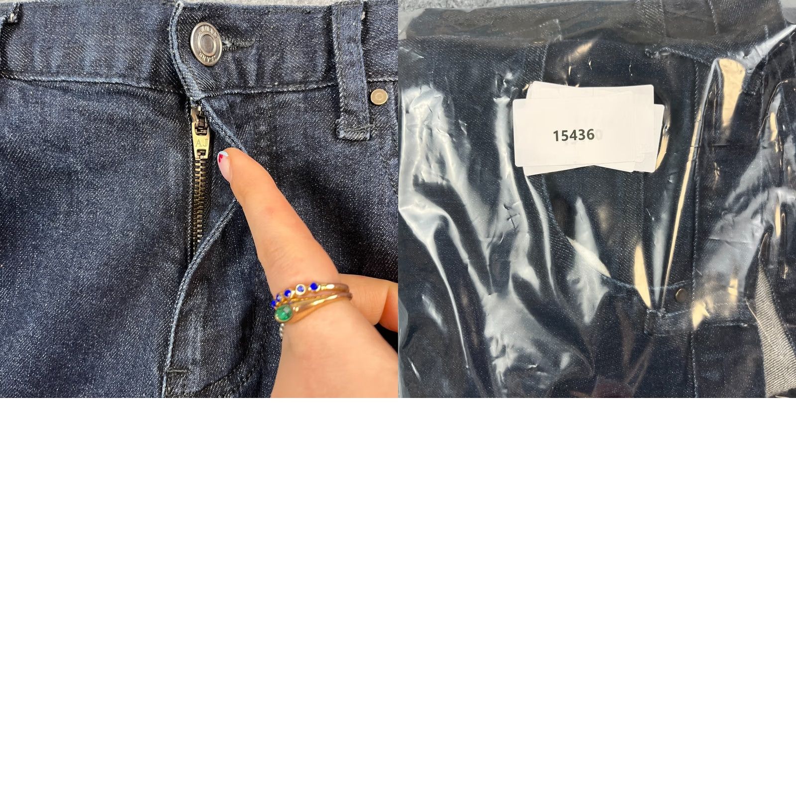 Vintage Armani Jeans Jeans Slim Straight 32 Dark Wash Blue Indigo Stretch J45 Mens Regular Size US 32 / EU 48 - 9 Thumbnail