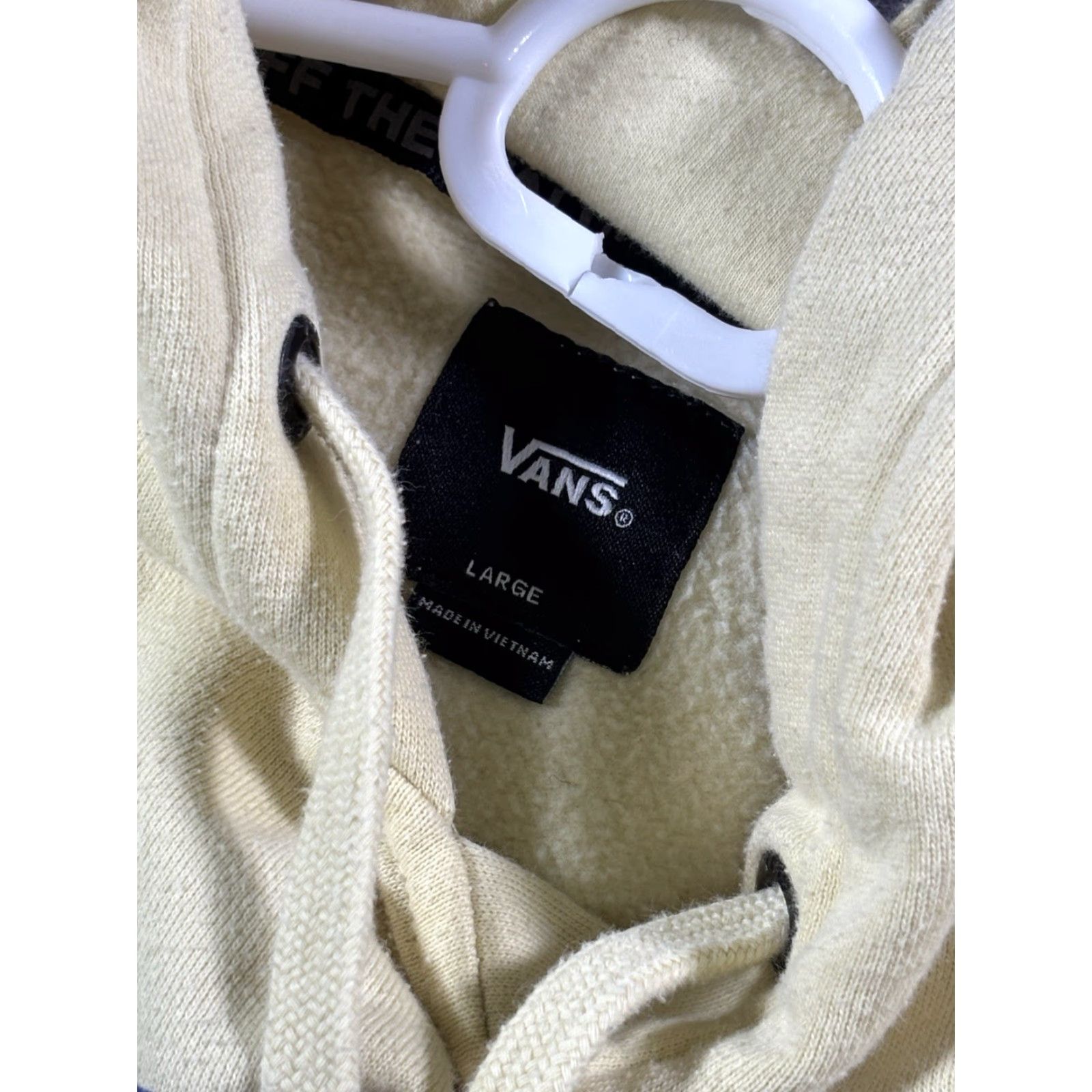 Vans Vans Off The Wall Mens Pullover Hoodie Size L Yellow Logo Fleece Sweatshirt Regular Fit Hoodie Size US L / EU 52-54 / 3 - 6 Thumbnail