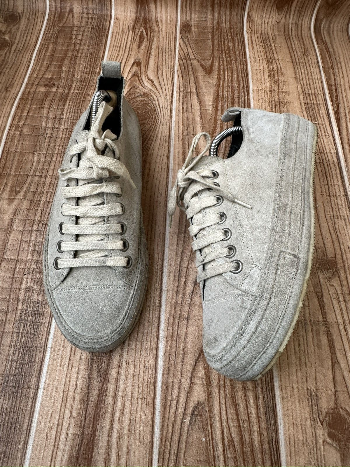 Ann Demeulemeester Ann Demeulemeester Suede Low Top Sneaks Size US 7 / EU 40 - 5 Thumbnail
