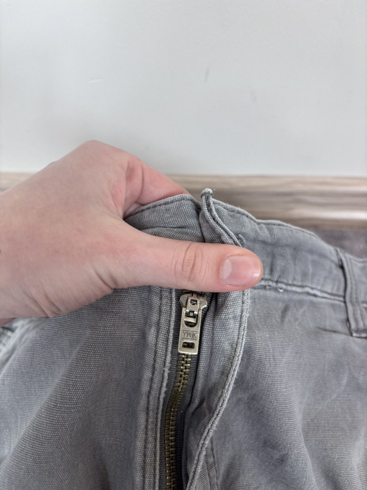 Carhartt Carhartt Men’s Grey Pants Jeans Relaxed Fit USA Workwear Size US 40 / EU 56 - 18 Thumbnail