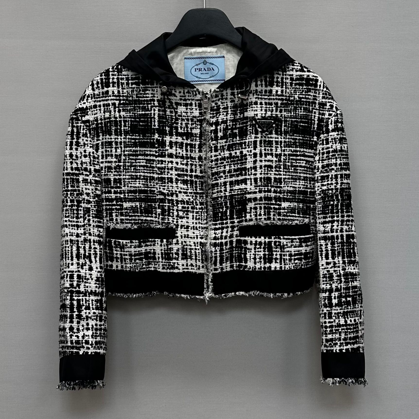 Prada Archive Prada Spring 1996 SS96 Tweed Jacket | Grailed