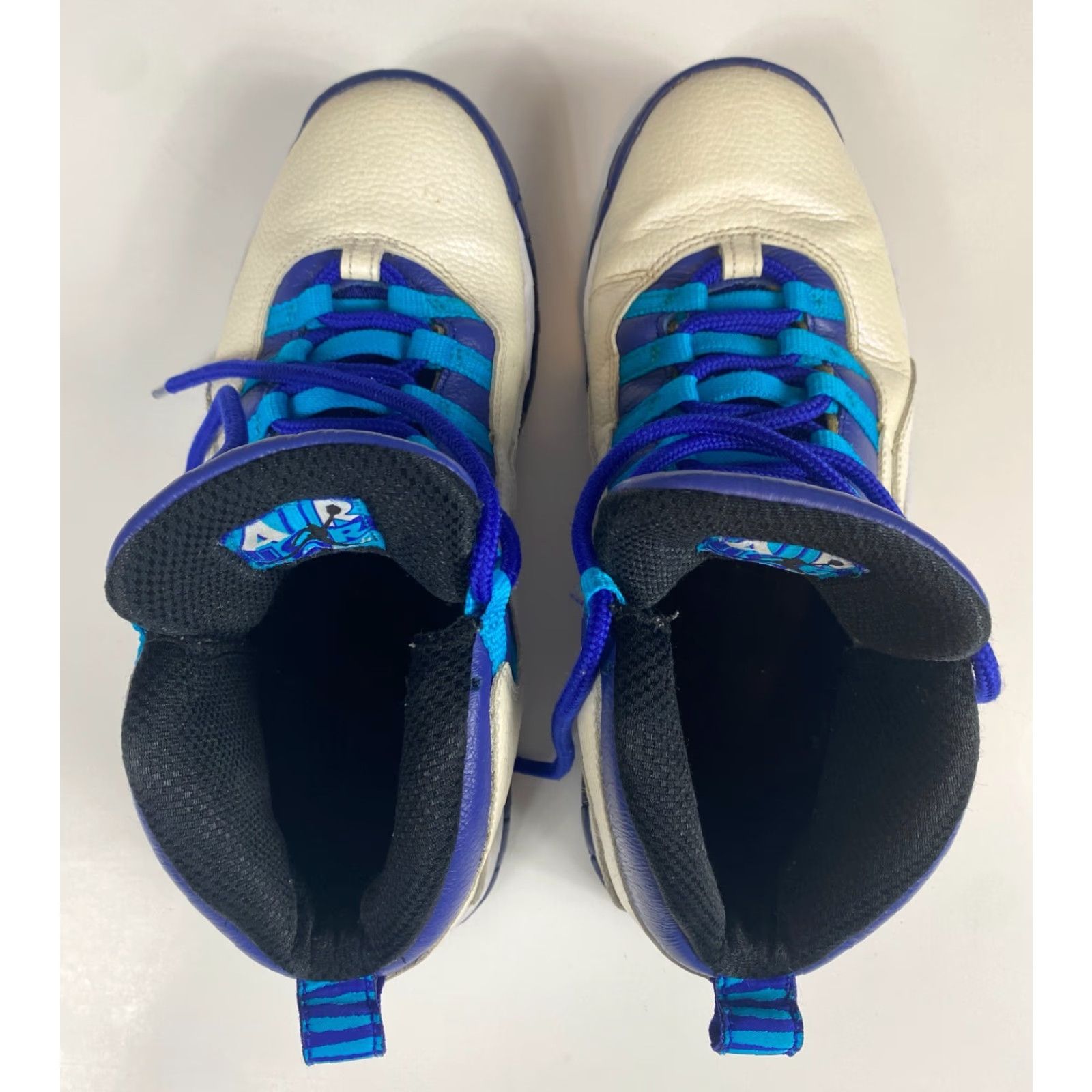 Jordan Brand Nike Air Jordan 10 Retro Charlotte Hornets 2016 Sz 9 Mens Shoe Basketball Sneaker 310805-107 White Retro 2016 Size US 8 / EU 41 - 7 Thumbnail