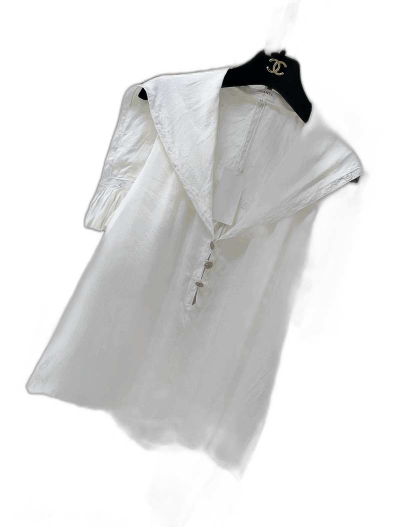 Chanel Chanel White Silk Sleeveless Tank Top Size M / US 6-8 / IT 42-44 - 1 Thumbnail