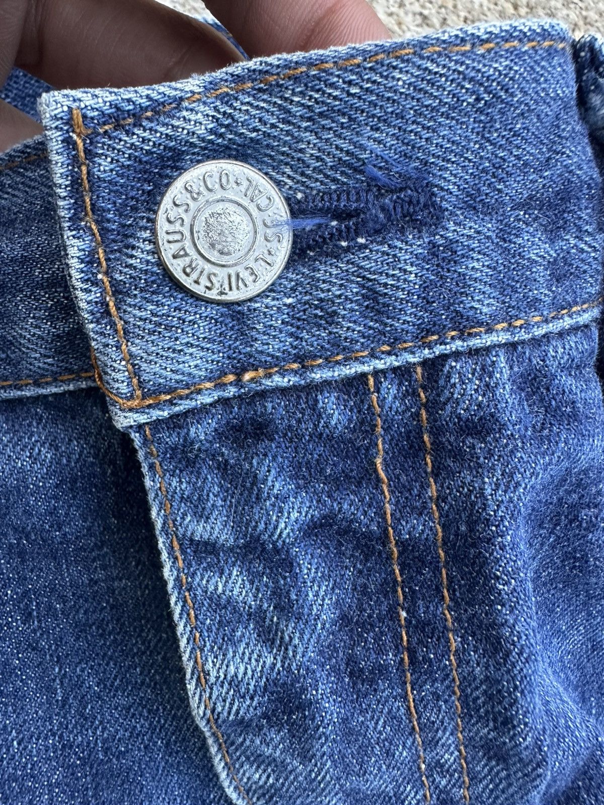 Levi's Vintage Clothing Vintage 90s Levis 502 XX Japan Big E Selvedge Jeans Denim Size US 33 - 7 Thumbnail