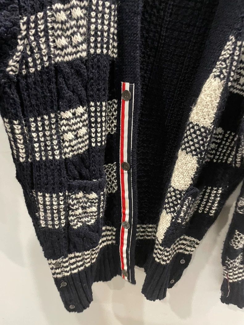 Thom Browne Thom Browne Knitted cardigan Size US XL / EU 56 / 4 - 4 Thumbnail