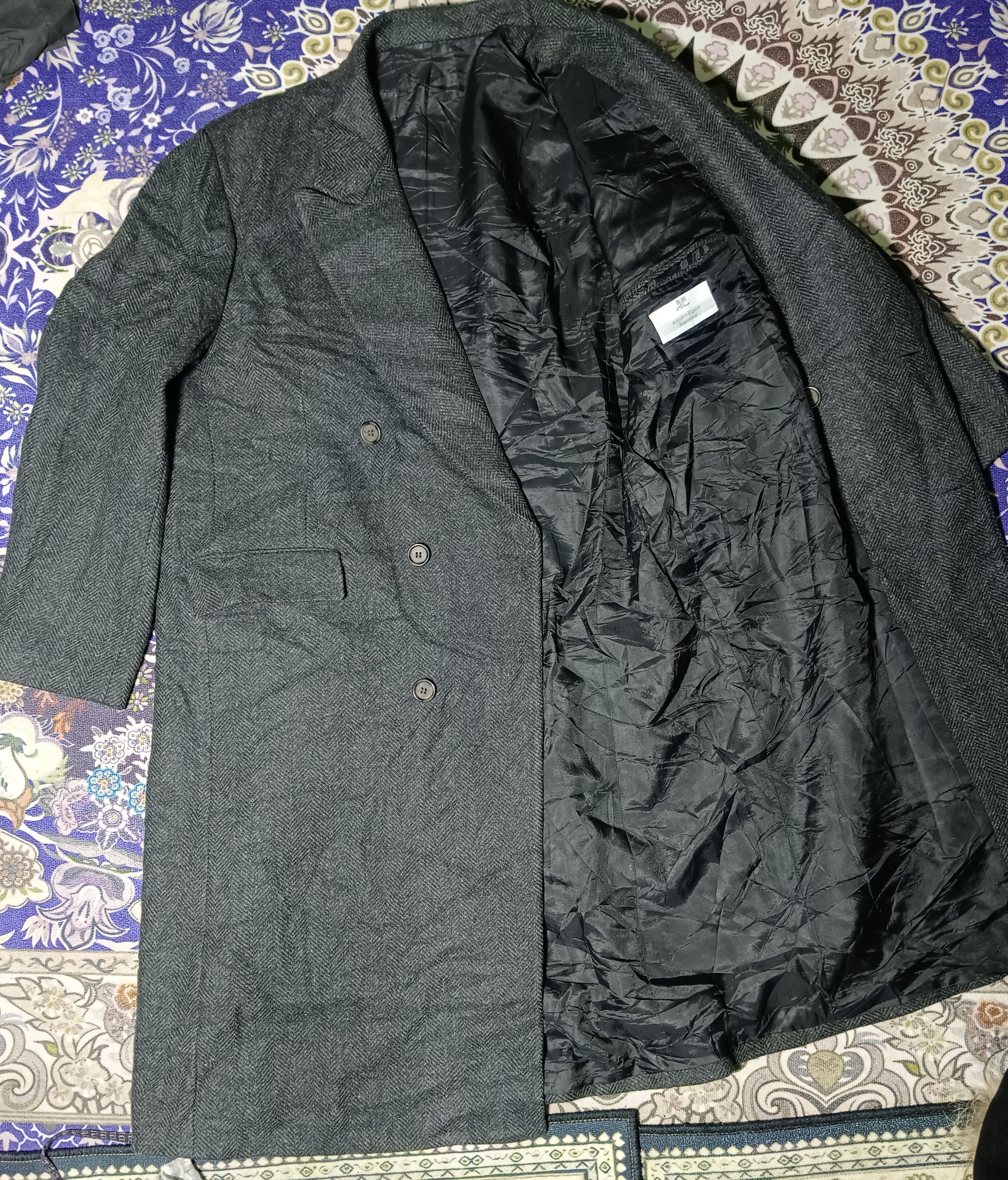 Courreges × Vintage Vintage Courreges Pura Lana Long Coat Size US XL / EU 56 / 4 - 5 Thumbnail