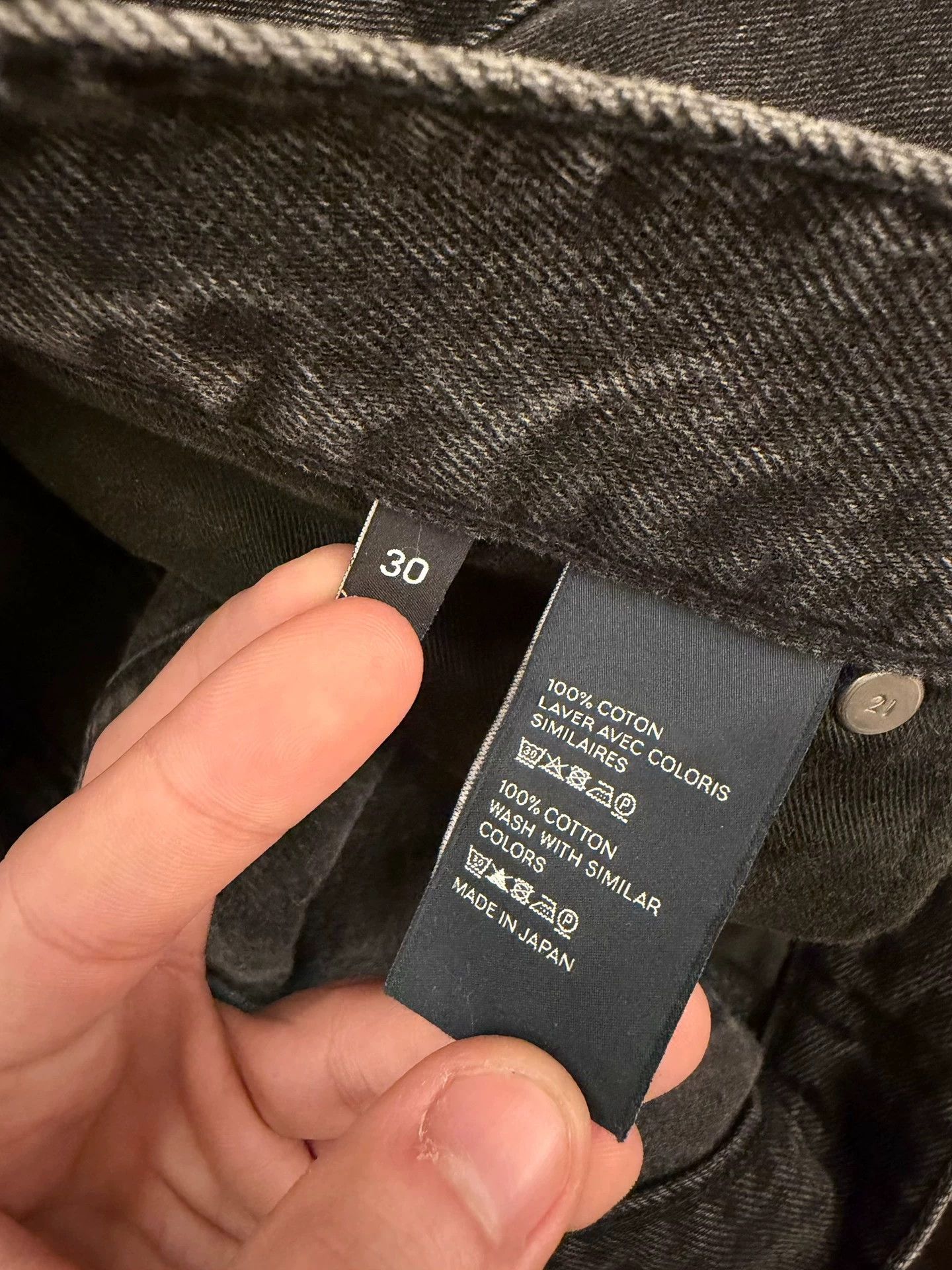 Celine Celine 21FW Knights Castle Smoky Gray Distressed Jeans 30 Size 30" / US 8 / IT 44 - 6 Thumbnail
