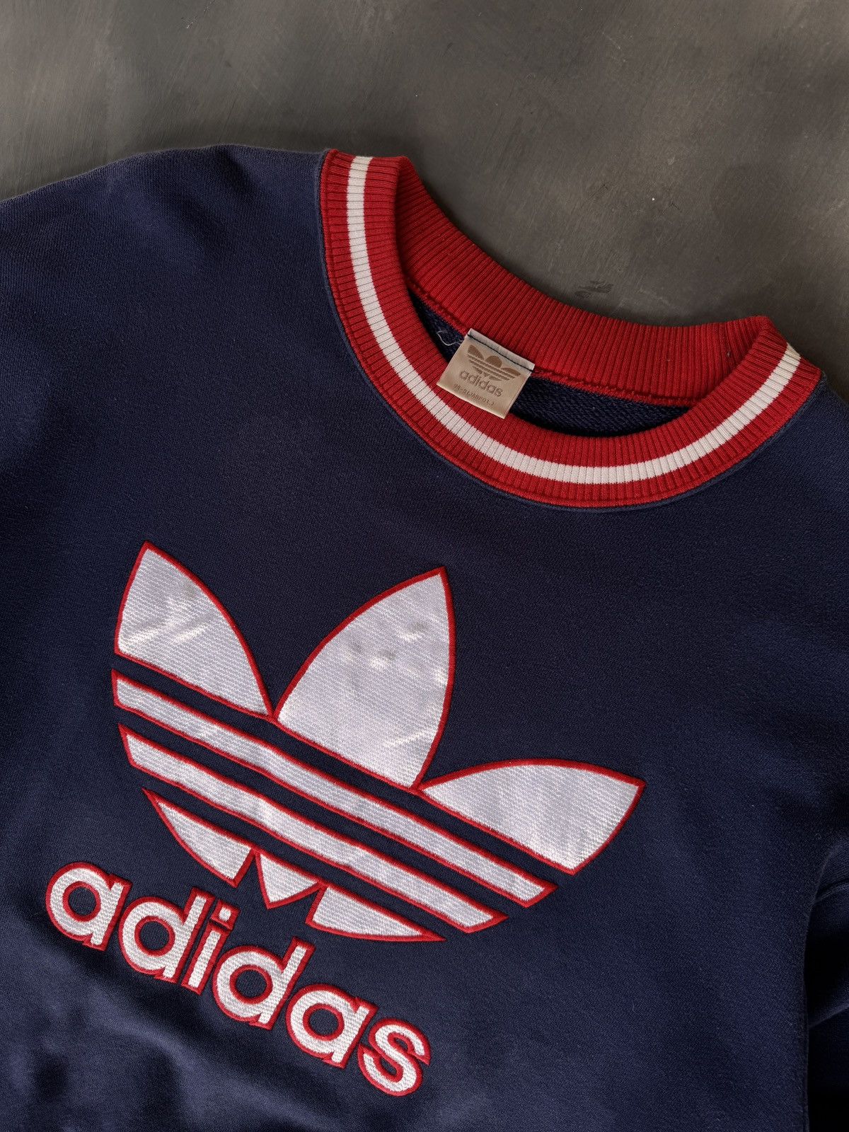 Adidas sweatshirt adidas vintage 80’s Size US L / EU 52-54 / 3 - 2 Thumbnail
