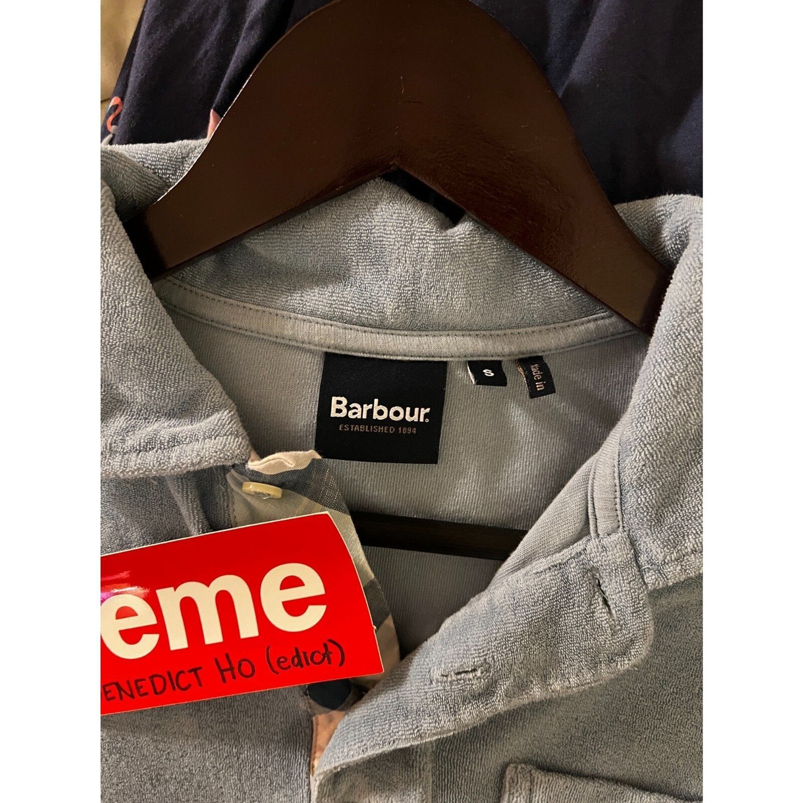 Barbour Barbour Fluffy Baby Blue Polo Size US S / EU 44-46 / 1 - 2 Thumbnail