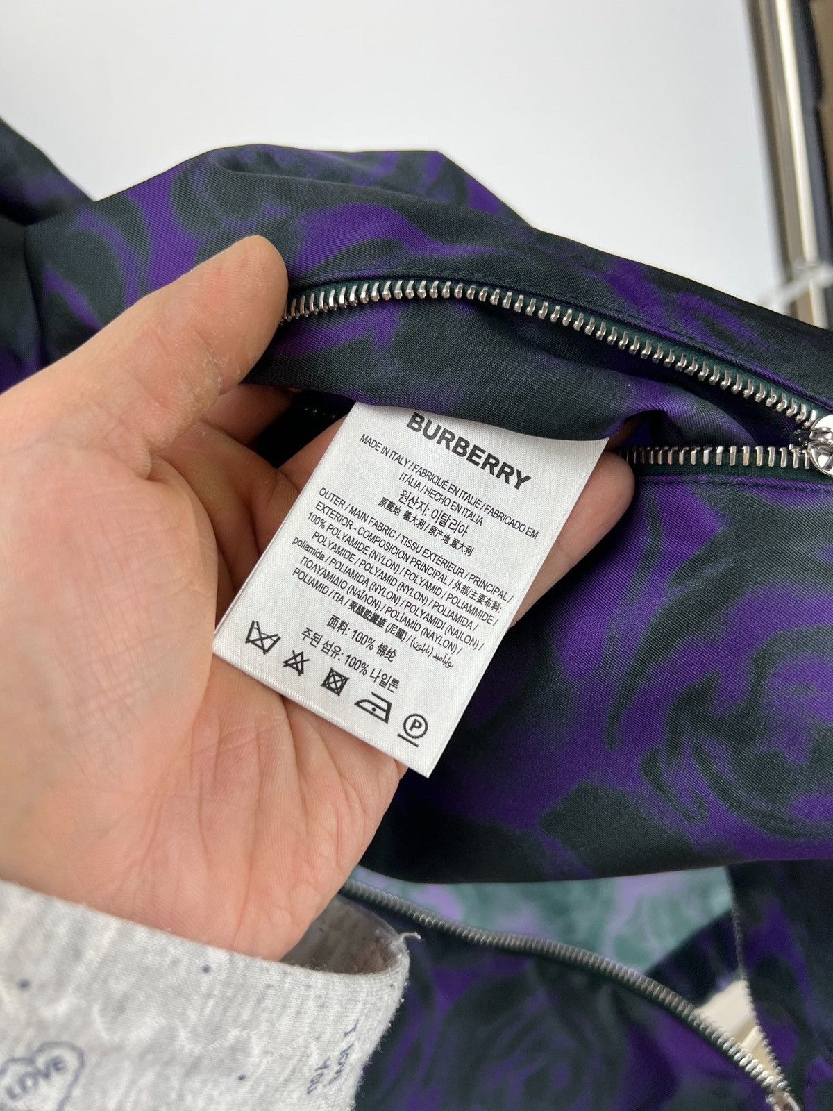 Burberry Burberry Rose Print Nylon Jacket Size US XS / EU 42 / 0 - 5 Thumbnail