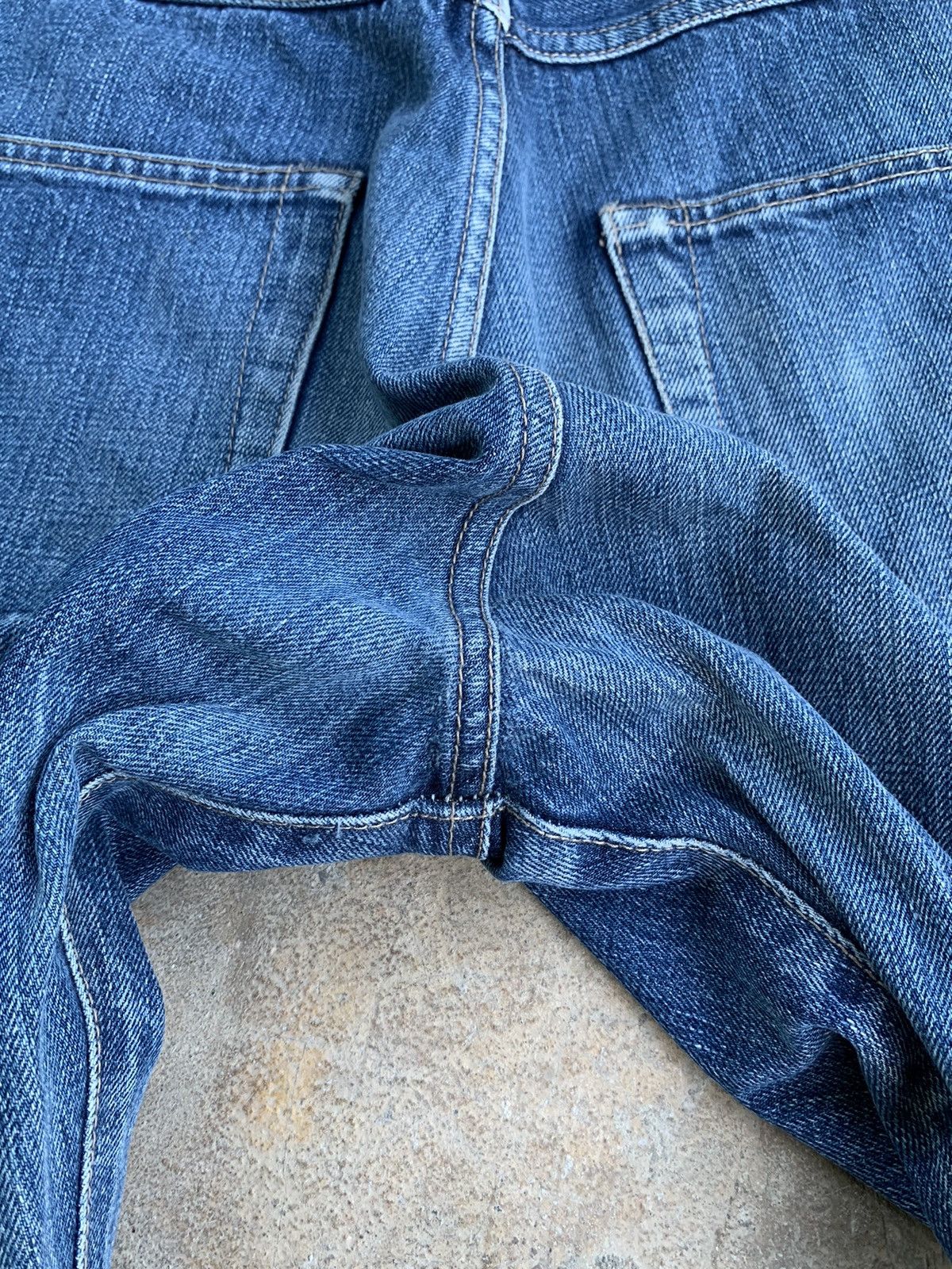 Japanese Brand PNB Nation Clothing Selvedge Distressed Denim Size US 31 - 14 Thumbnail