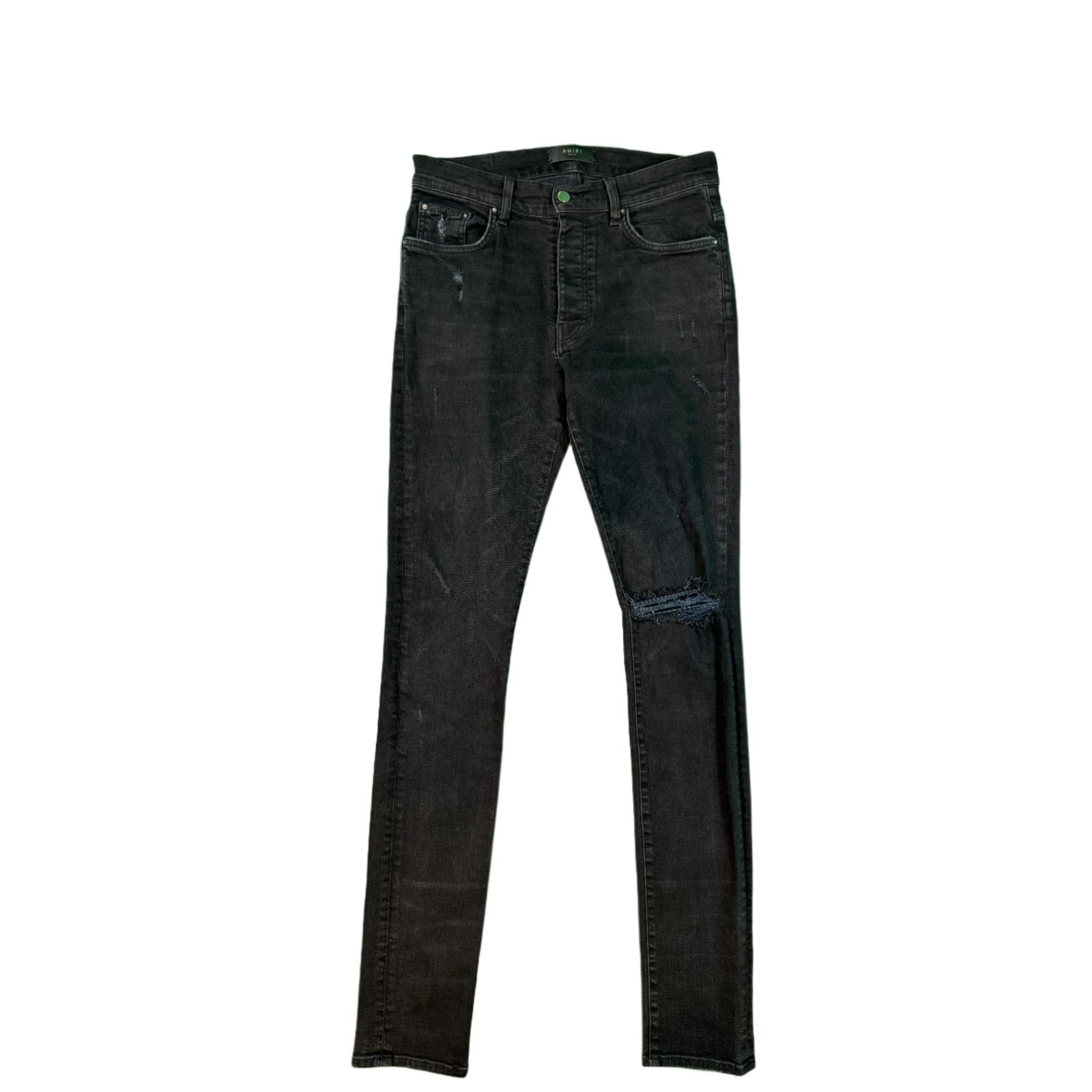 Amiri Amiri Thrasher Plain Black Jeans Size US 32 / EU 48 - 1 Thumbnail