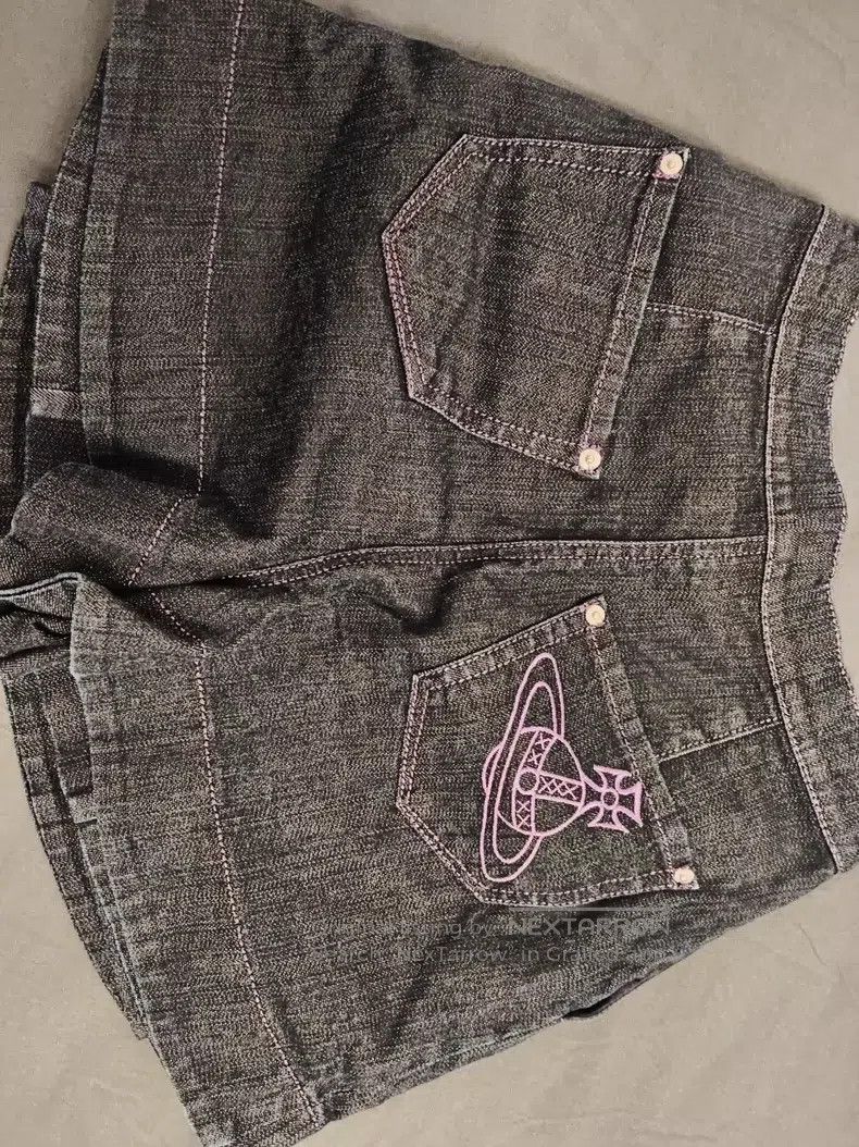 Vivienne Westwood vivienne westwood size 2 Japanese Made Saturn Embroidered D Size 24" / US 00 / IT 34 - 2 Thumbnail