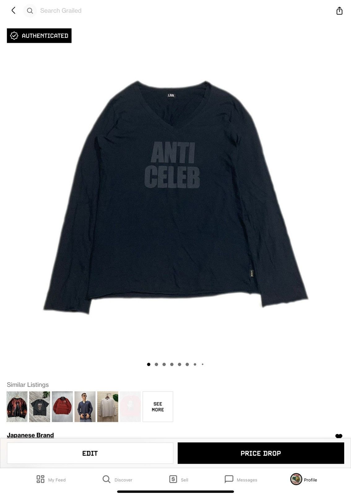 If Six Was Nine 🔥Y2K Archived L.G.B. Anti Celeb Long Sleeve Shirt Size US L / EU 52-54 / 3 - 13 Thumbnail