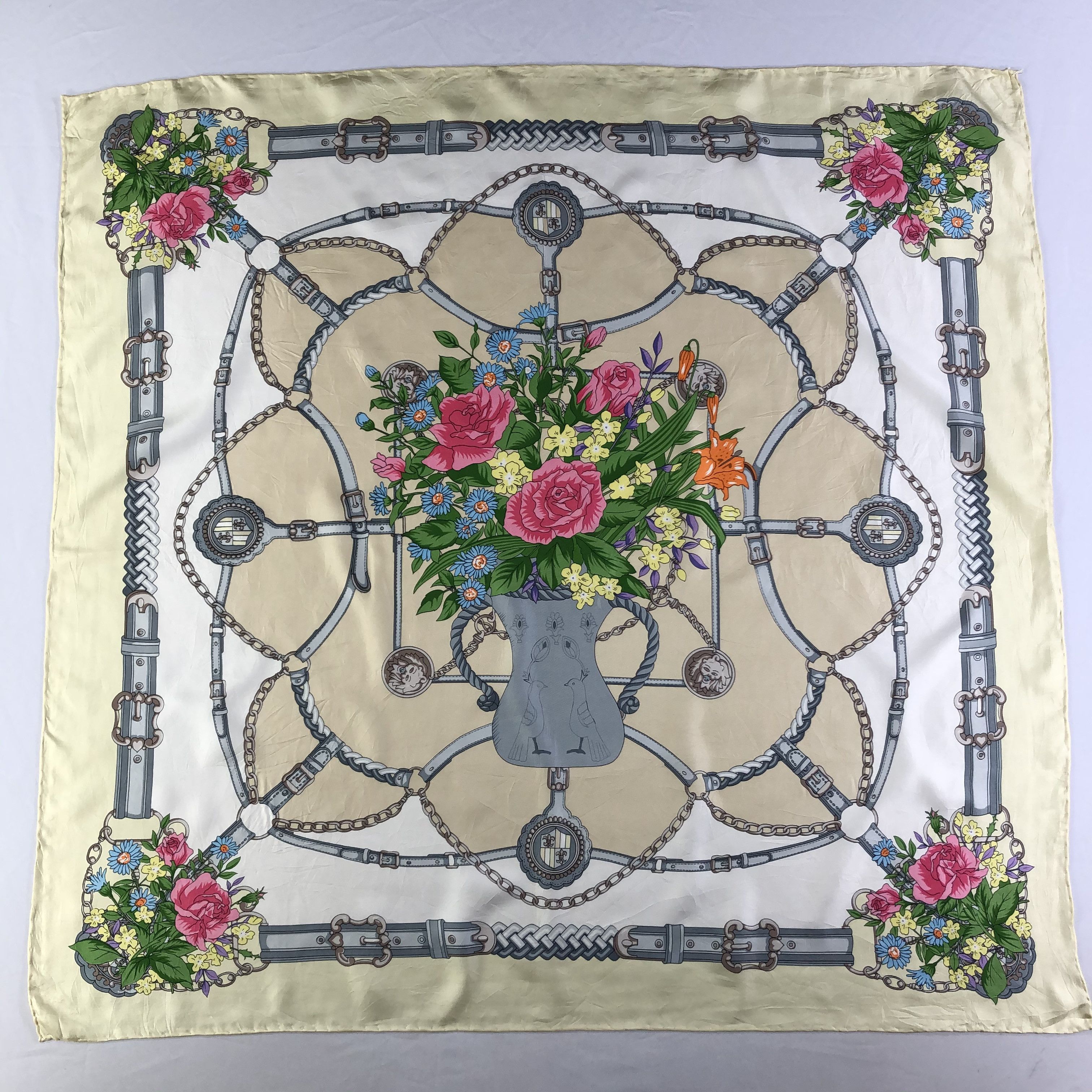 Vintage Vintage Silk Scarf Size ONE SIZE - 2 Thumbnail