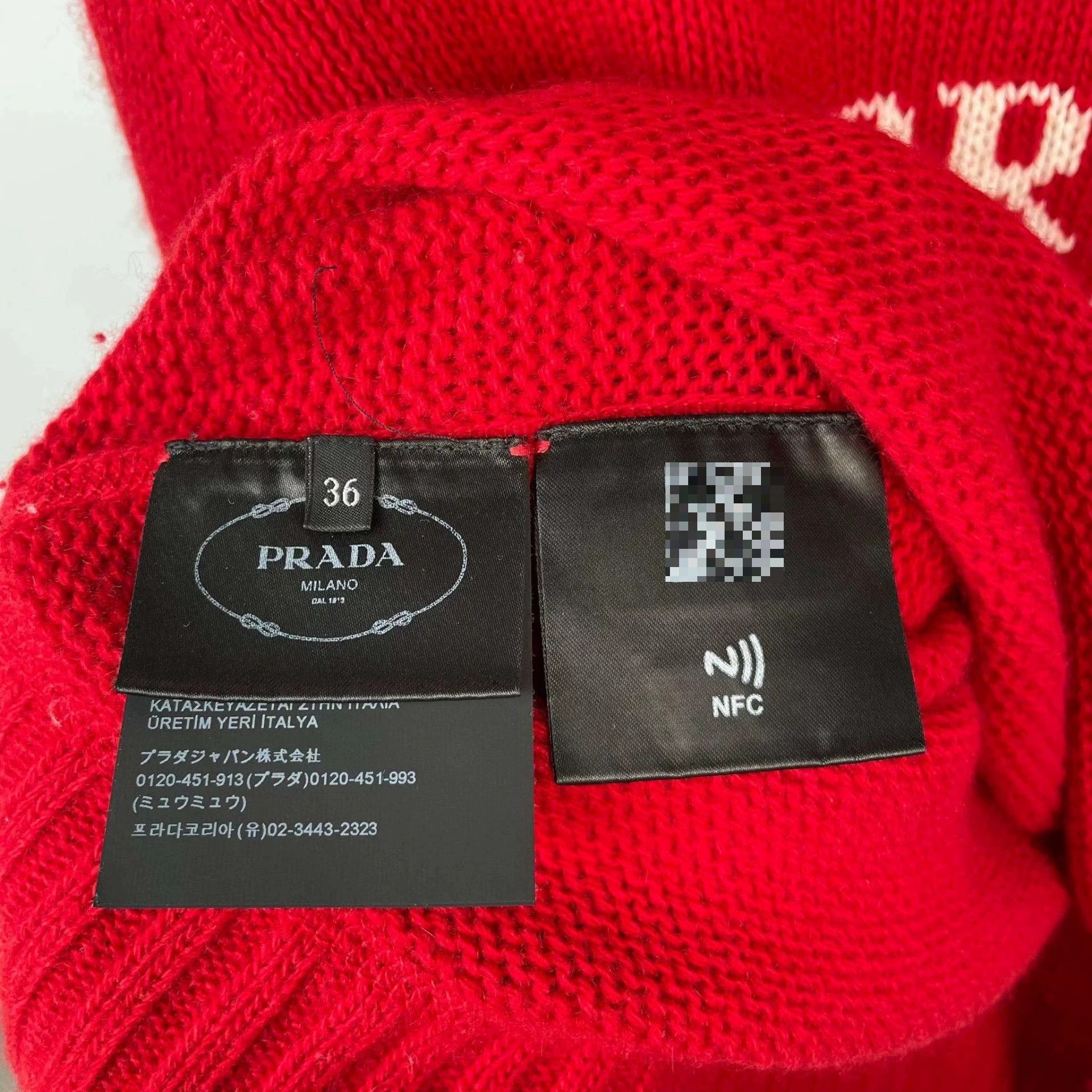 Prada Prada Red Sweater 36 Size XS / US 0-2 / IT 36-38 - 4 Thumbnail