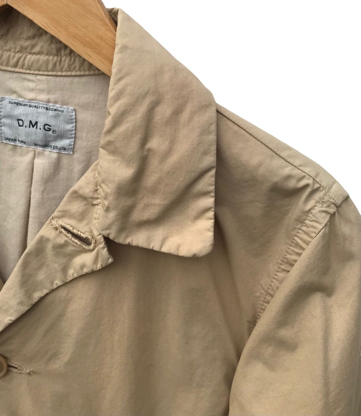 Japanese Brand Vintage Domingo DMG Japan Light Coat DMG Long Jacket Size US S / EU 44-46 / 1 - 4 Thumbnail