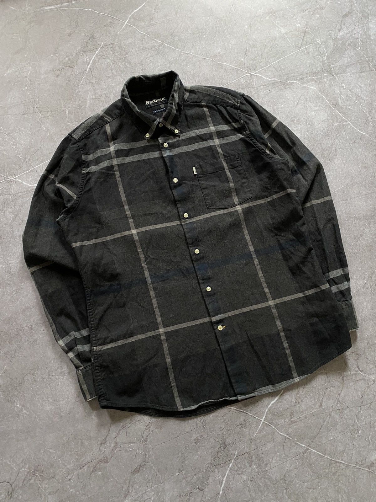 Barbour × Vintage Rare Y2K Barbour Shirt Plaid Button Up Nova Check Size US M / EU 48-50 / 2 - 1 Thumbnail