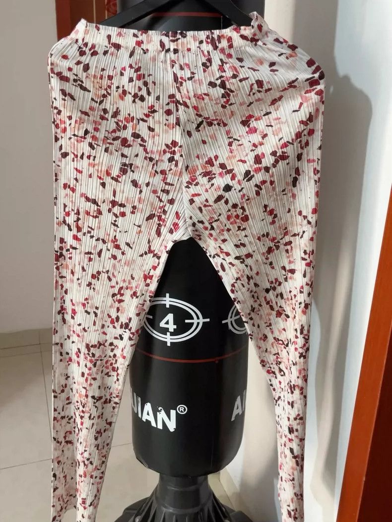 Issey Miyake issey miyake size:5 Marble-patterned trousers Size US 26 / EU 42 - 2 Thumbnail