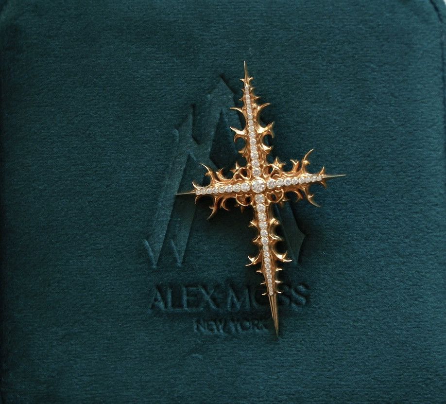 Alex Moss NIRVANA CROSS PENDANT Size ONE SIZE - 2 Thumbnail