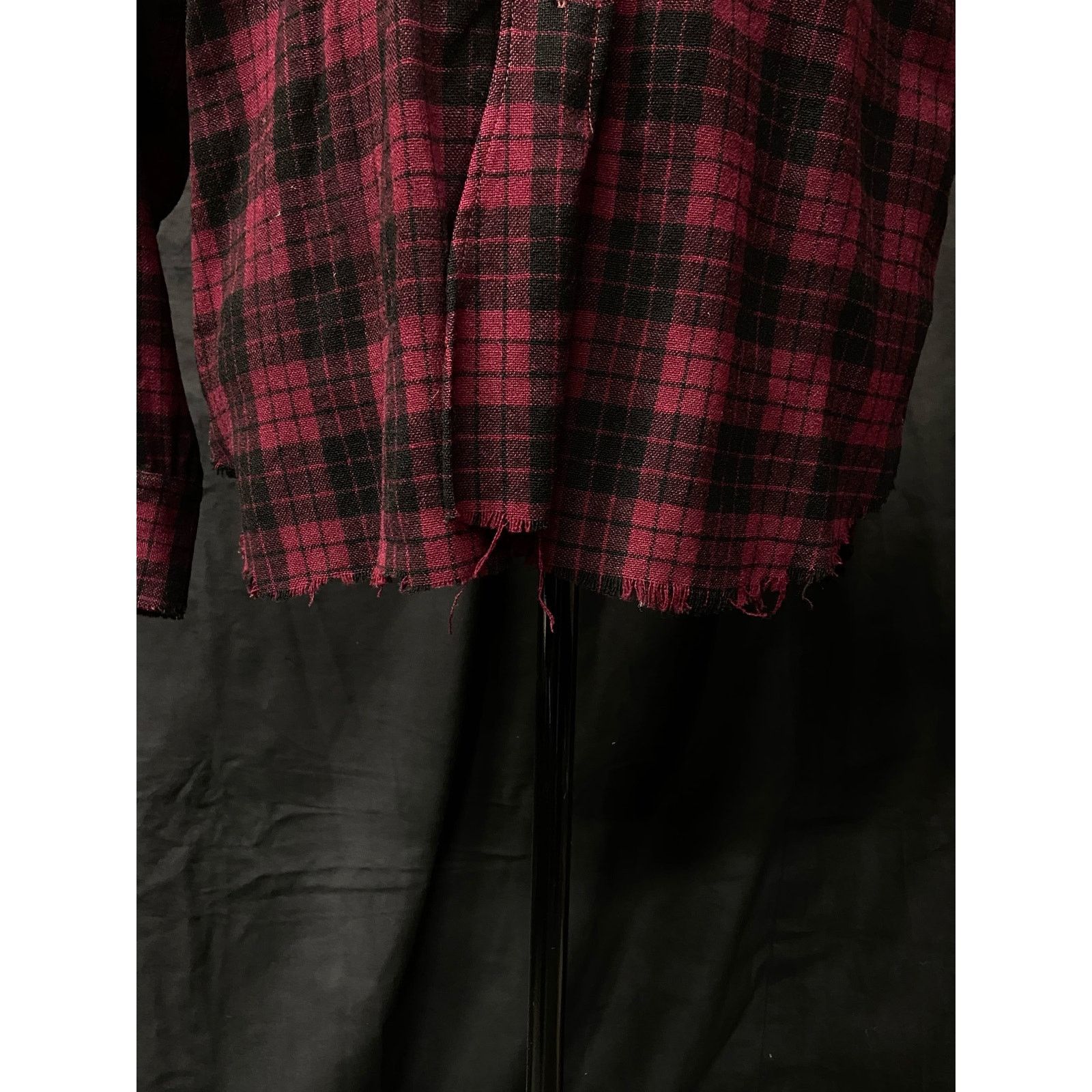 Vintage 30s 40s Vintage Pendleton Red Black Plaid Flannel Work Shirt Size US M / EU 48-50 / 2 - 6 Thumbnail