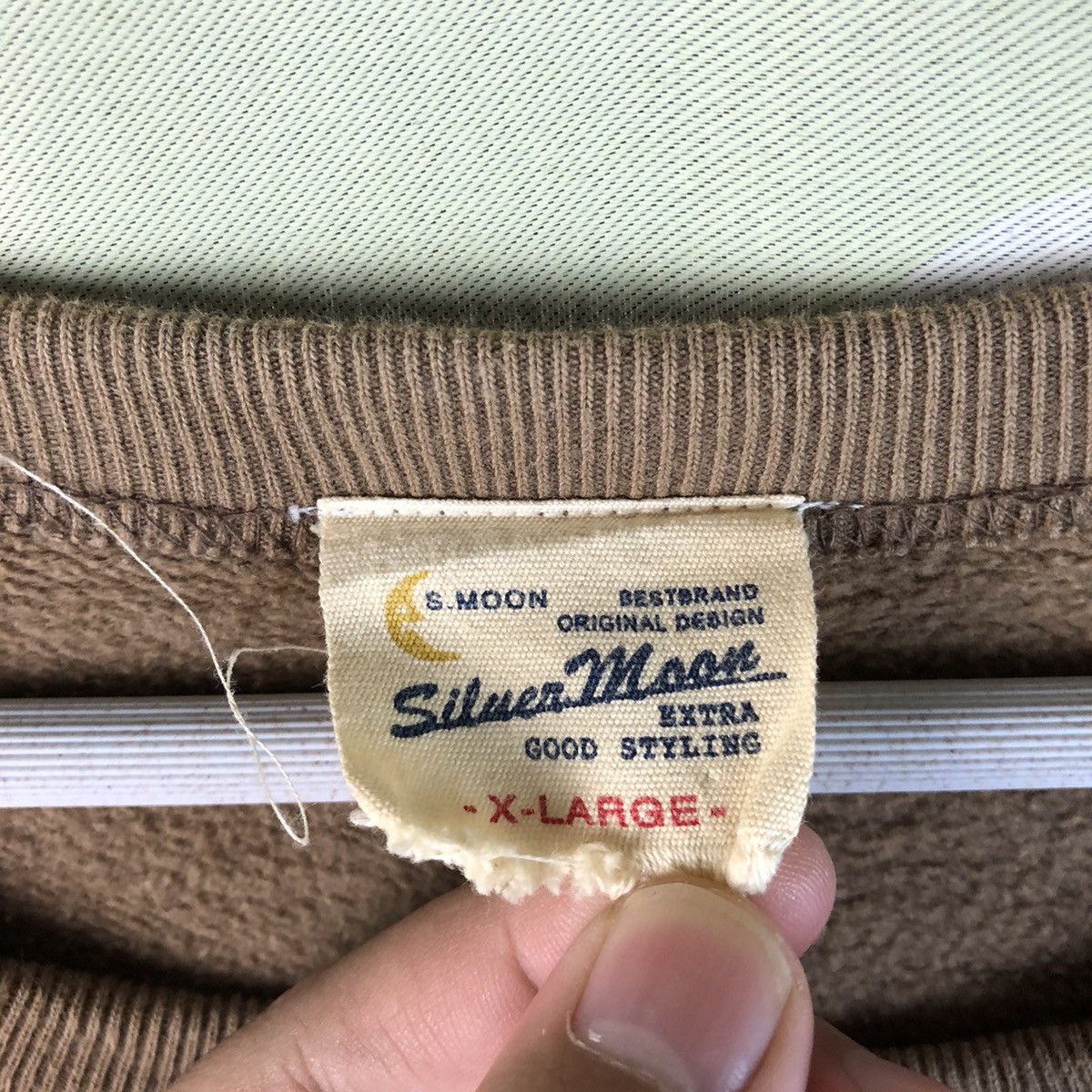 Japanese Brand × Vintage Silver Moon vintage Dark Brown Sweathshirt #7438 Size US XL / EU 56 / 4 - 9 Thumbnail