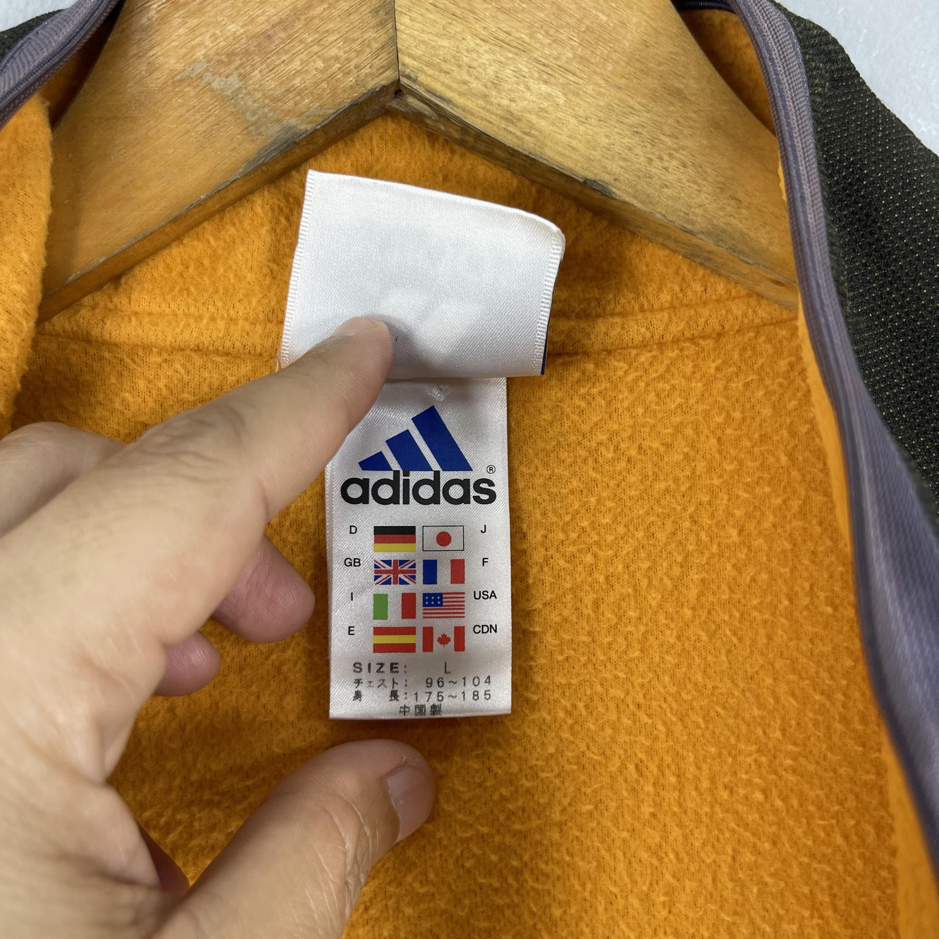 Adidas Vintage ADIDAS EQUIPMENT Zipper Fleece Jacket Size US L / EU 52-54 / 3 - 7 Thumbnail