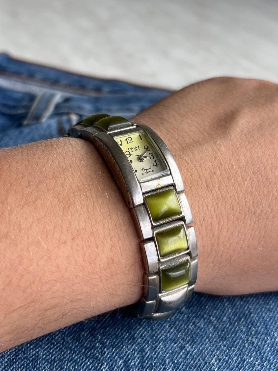Japanese Brand Vintage Japanese style futuristic Watch OMAX Green Steel Y2K Size ONE SIZE - 11 Thumbnail