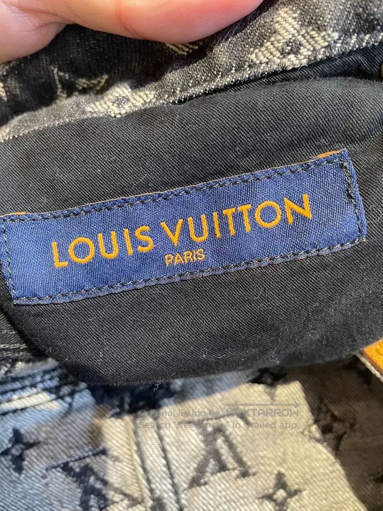 Louis Vuitton Louis Vuitton Little red man full logo embroidered jeans Size US 34 / EU 50 - 7 Thumbnail