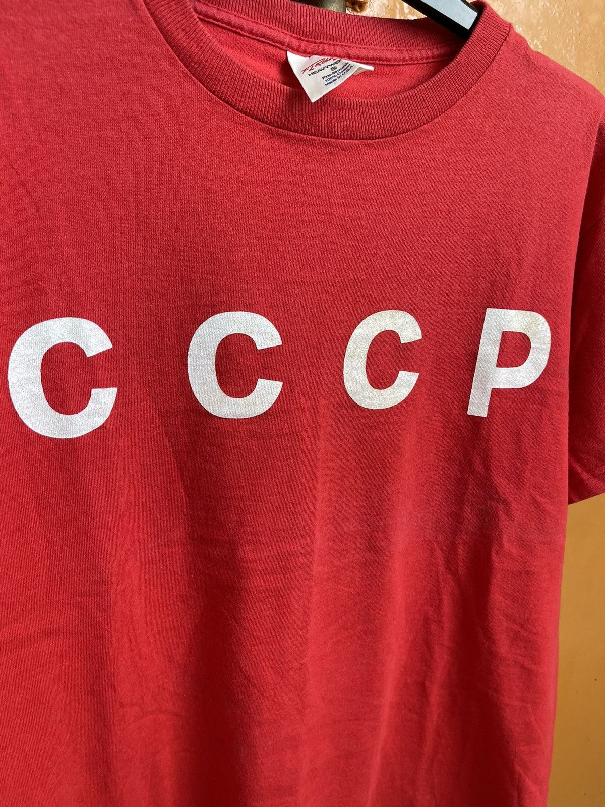 Vintage Vintage CCCP Rusia USSR Logo Tee Back Hit Made in USA Size US S / EU 44-46 / 1 - 3 Thumbnail