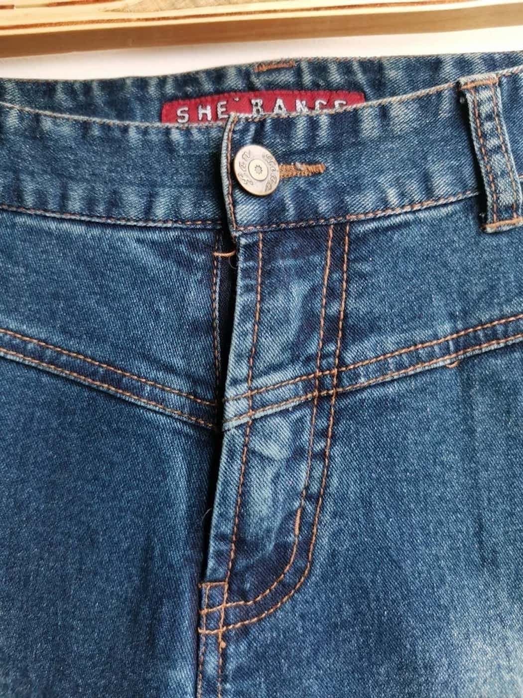 Japanese Brand She Bang Denim Cargo Multipocket Pants Size US 30 / EU 46 - 9 Thumbnail