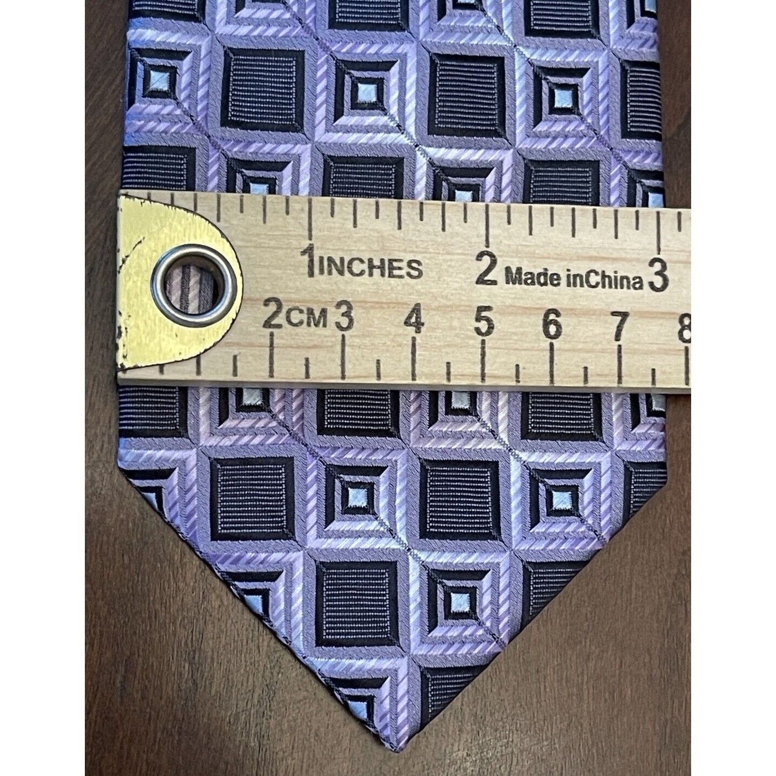 Alexander Julian Alexander Julian Colours HandMade Purple Black Polyester Size ONE SIZE - 4 Thumbnail