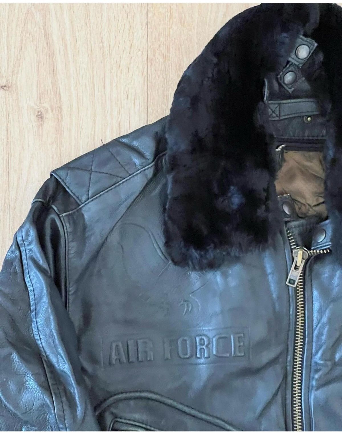 Vintage Air force vintage leather jacket 70s Size US M / EU 48-50 / 2 - 3 Thumbnail