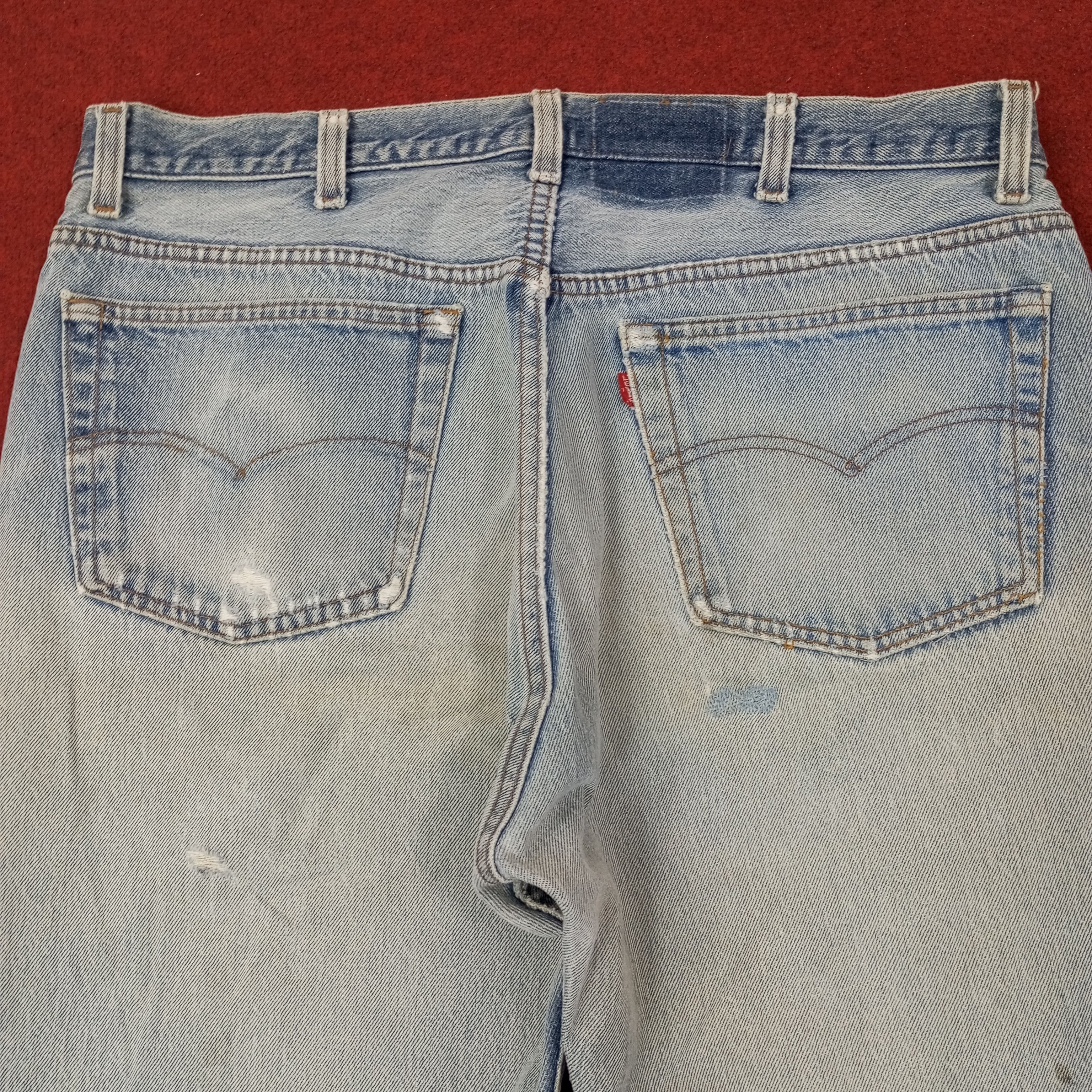 Levi's Levis Made In USA Distressed Jeans c252n11 Size US 36 / EU 52 - 5 Thumbnail