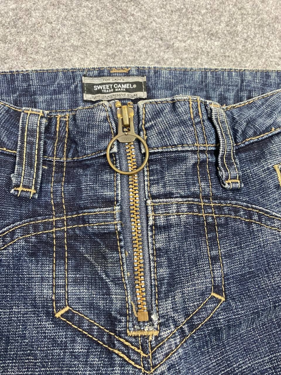 Japanese Brand vintage sweet camel japanese brands bootcut flare denim Size 34" / US 12 / IT 48 - 10 Thumbnail