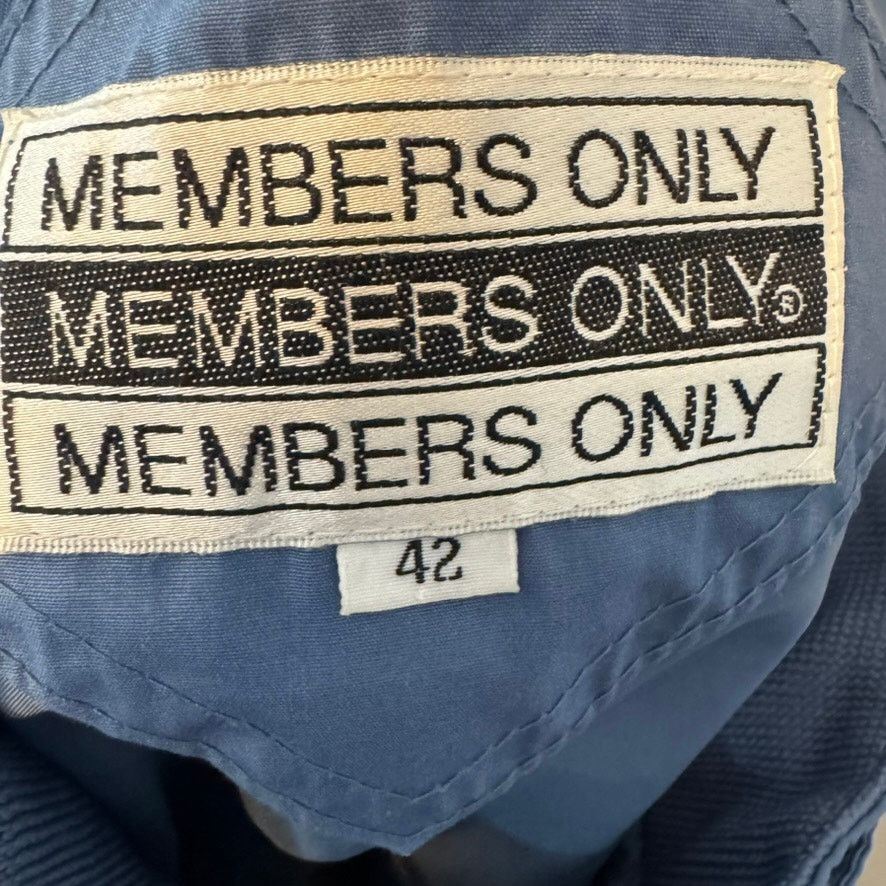 Members Only Vintage Members Only Bomber Jacket 42 Hong Kong 80s Style Size US L / EU 52-54 / 3 - 6 Thumbnail