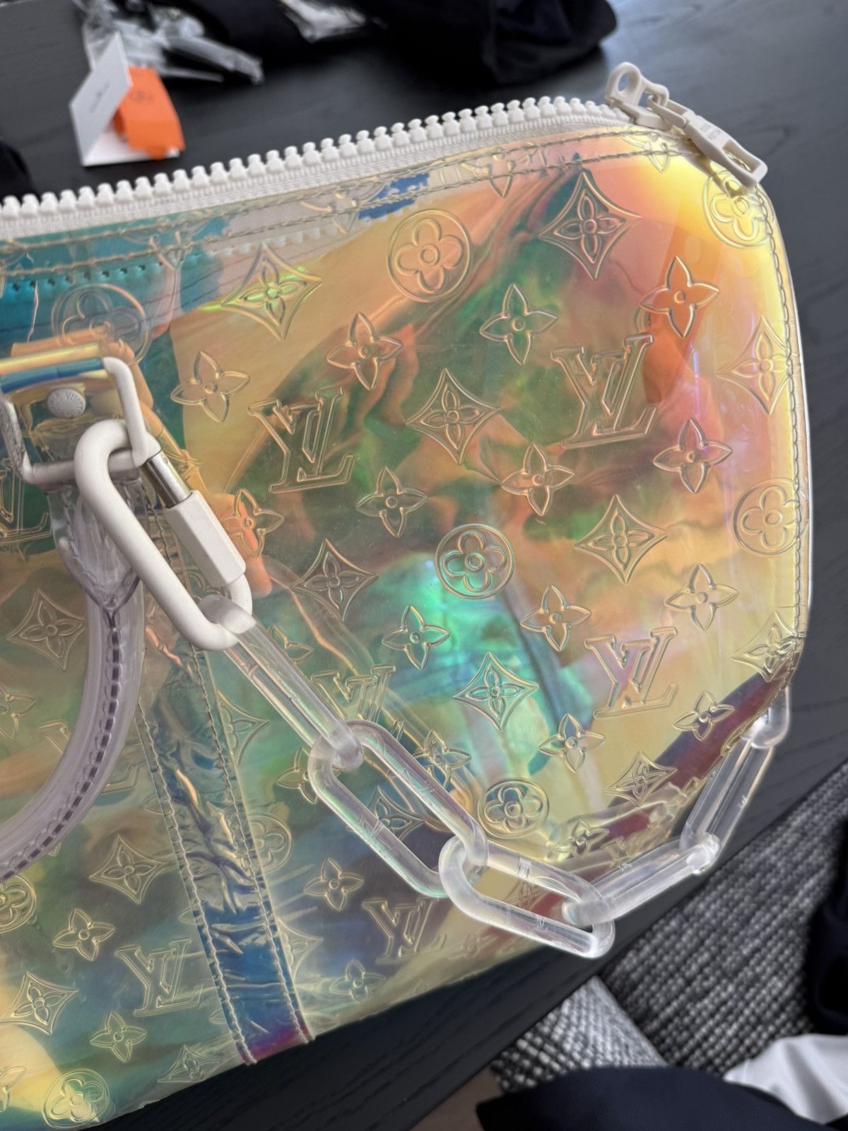 Louis Vuitton Louis Vuitton Keepall Bandouliere Prism 50 Size ONE SIZE - 11 Thumbnail
