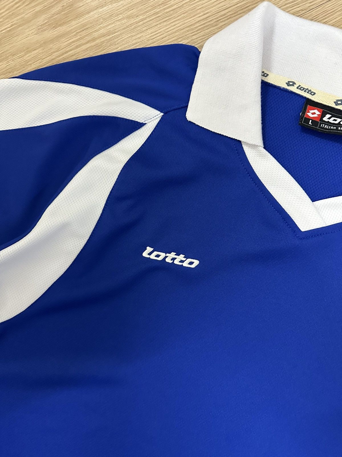 Lotto Sport × Vintage Vintage 90’s Lotto Football Jersey Size US L / EU 52-54 / 3 - 7 Thumbnail