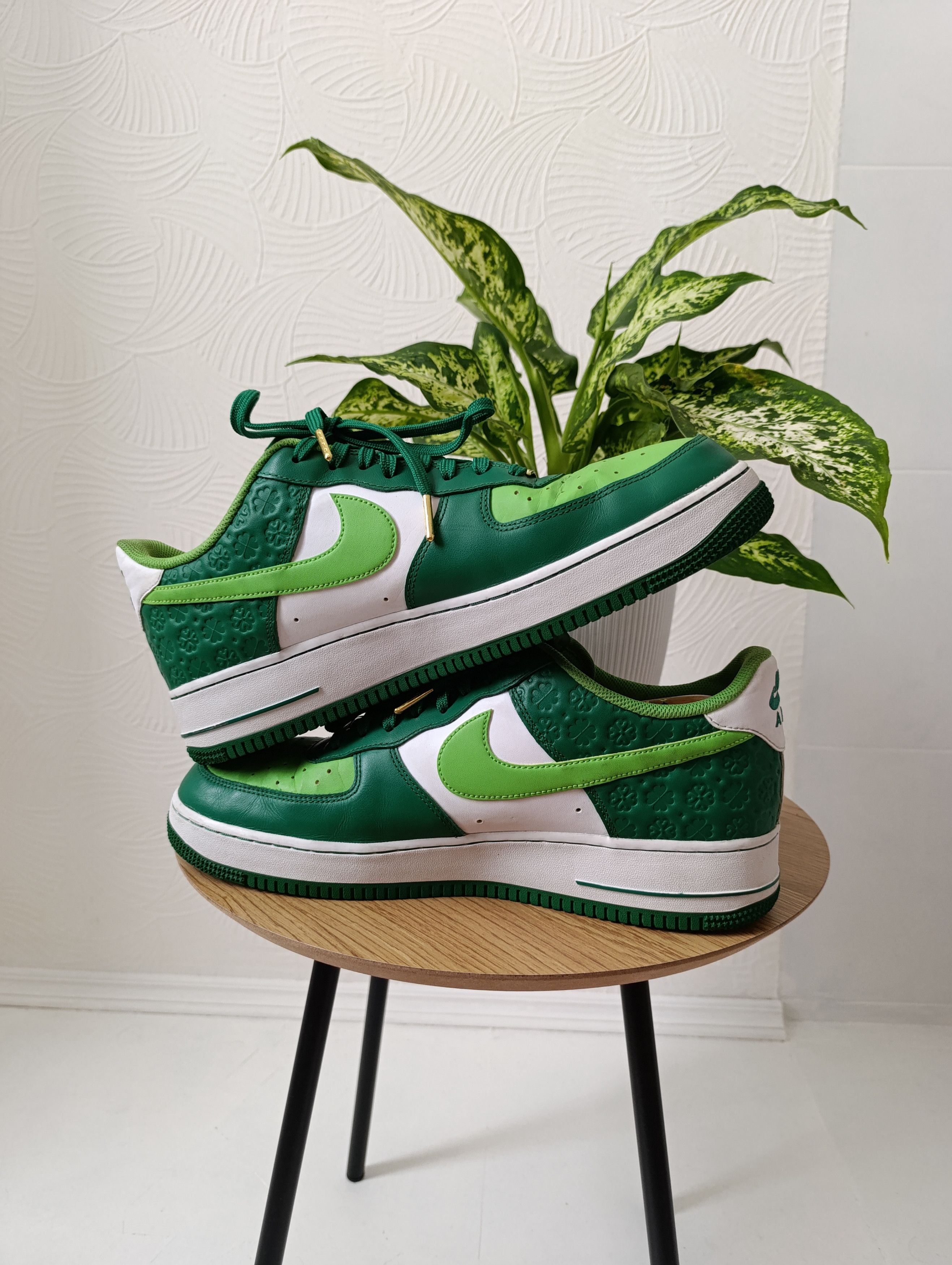 Nike NIKE AIR FORCE 1 LOW ST PATRICK'S DAY LIMITED EDITION Size US 13 / EU 46 - 6 Thumbnail